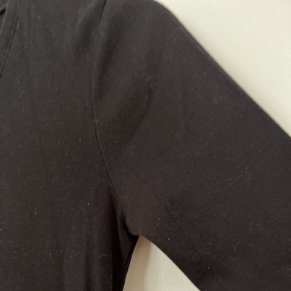 Perfect black V-neck long-sleeved top, good condition, size S/P. - Picture 4 of 4